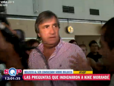 Kike Morandé protagoniza día de furia tras preguntas sobre Cecilia Bolocco