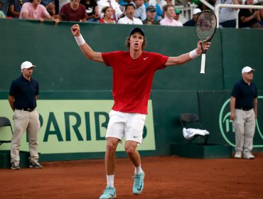 Jarry fue el único integrante de la Davis en avanzar en el Challenger de Santiago