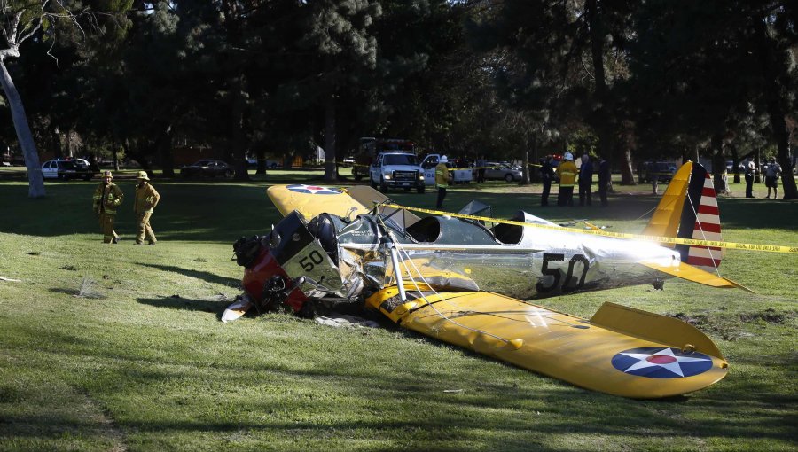 Harrison Ford se estrelló por "pérdida de potencia" del motor de su avioneta