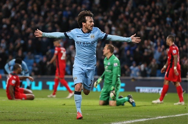 David Silva fue elegido el mejor jugador del Manchester City en febrero