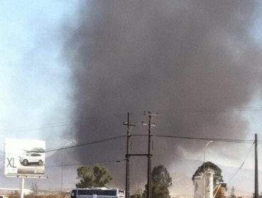 Fuerte explosión en las cercanías del aeropuerto de Santiago