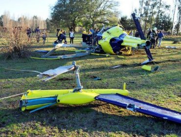 Falla del motor habría provocado caída del helicóptero en que murió piloto argentino