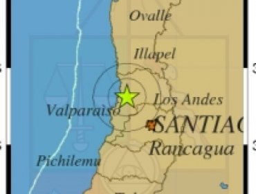 Sismo de mediana intensidad en la V Región