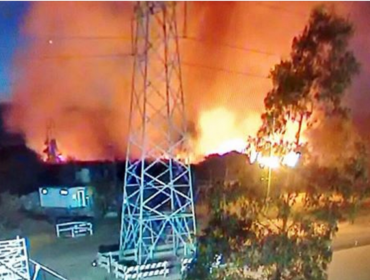 Incendio en Quillota: Llamas amenazan termoeléctricas de San Pedro