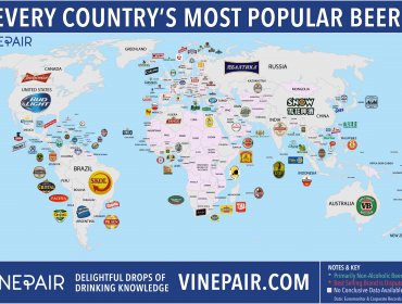 Conoce el mapa de las cervezas más populares de cada país