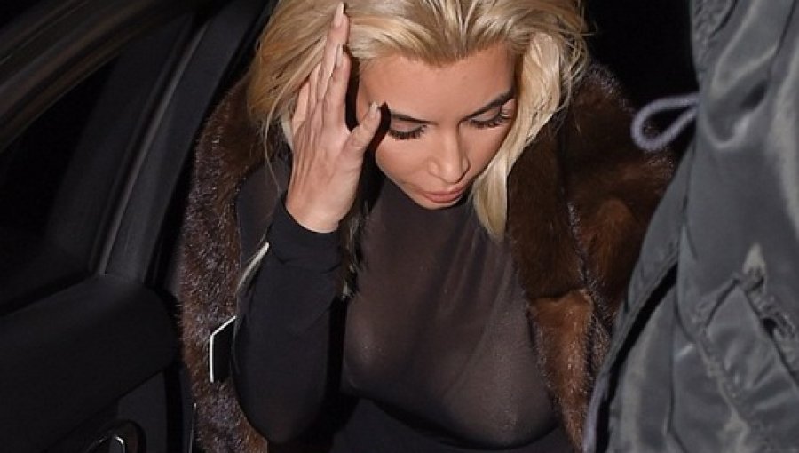 Transparencia de Kim Kardashian dejó muy poco a la imaginación