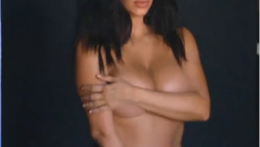 Kanye West mostró a Kim Kardashian como nunca imaginaste