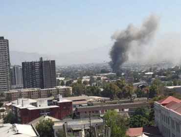 Incendio en fábrica de estructuras metálicas cerca de Estación Central