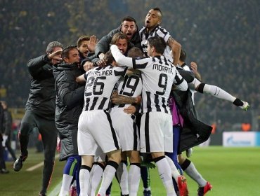 Juventus y Vidal avanzaron a cuartos de Champions tras golear a Borusssia Dortmund