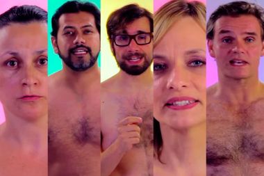 Campaña contra el cáncer desnudó a famosos nacionales