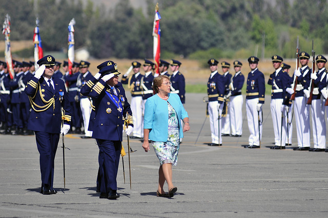 Presidenta Bachelet asiste a conmemoración del aniversario No. 85 de la Fuerza Aérea de Chile