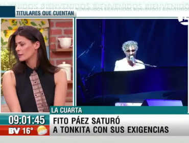 El desagradable momento entre Tonka Tomicic y Fito Páez que indignó a la animadora