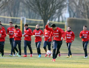 La 'Roja' realizó primer entrenamiento con plantel completo en Austria