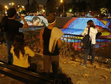 Así fue la exposición "Mapocho Agua de Luz"