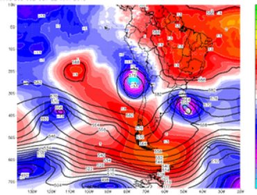 Estadounidense experto en meteorología advirtió el fin de semana del fuerte sistema frontal que afectaría al norte de Chile