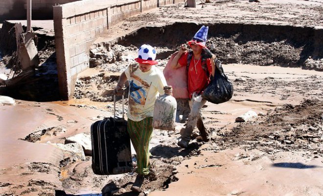 Onemi cifró en 5.584 albergados y 4.634 damnificados tras la catástrofe en el norte de Chile