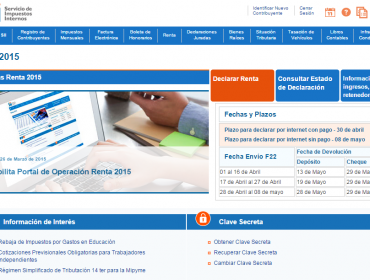 Atención contribuyentes: SII habilita portal de Operación Renta 2015