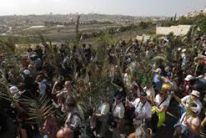 Miles de personas conmemoran en Jerusalén el Domingo de Ramos