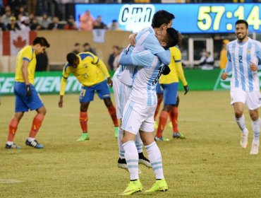 Ecuador perdió ante una sólida Argentina sin Messi