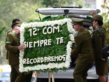 Despiden a Carabinero asesinado en conmemoración de Día del Joven Combatiente