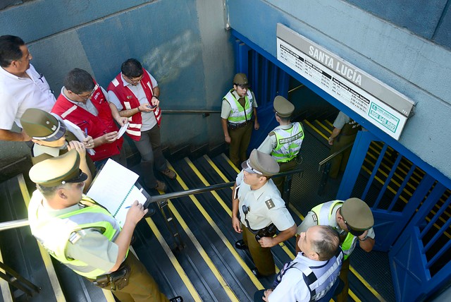 Reanudan servicio en estación Santa Lucía de Metro, tras procedimiento policial