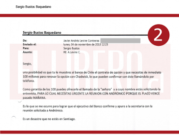 Caso Caval: Revelan mails donde involucran a “La Señora” para concretar reunión con Luksic