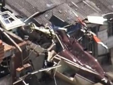 Al menos cinco muertos por caída de helicóptero sobre vivienda en Brasil