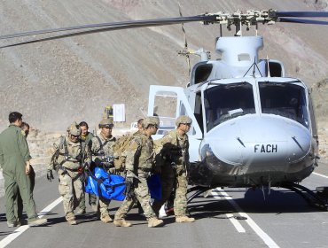 Cuerpos de ocupantes de helicóptero siniestrado en el norte llegan a Santiago