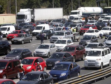 Gran congestión provoca colisión en ruta 5 sur en la Región de O’Higgins