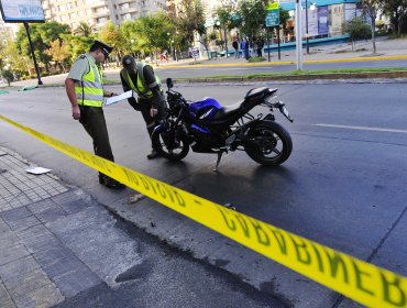 Dos jóvenes mueren en accidente de tránsito ocurrido en Ñuñoa