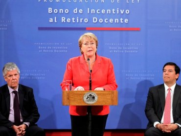 Presidenta Bachelet promulgó Ley de Incentivo al Retiro de Profesores