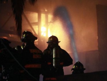 Incendio se registró en construcción de la Línea 6 del Metro de Santiago