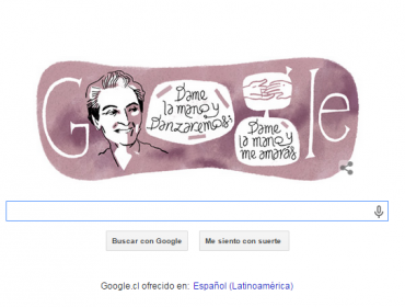 Google crea nueva doodle para recordar los 126 años de la poetisa Gabriela Mistral