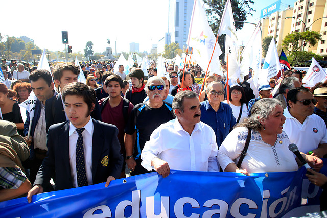 Sin incidentes terminó la segunda marcha del año por la Educación