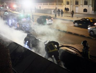 Quema de basuras produjo emergencia afuera de la estación Los Héroes del Metro