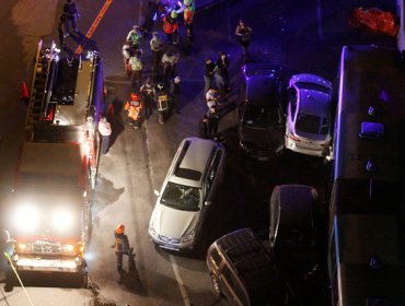 Colisión múltiple en rotonda Pérez Zujovic deja un fallecido y una persona lesionada