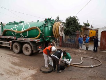 Al menos casi una decena de alcantarillados han sido habilitados en Copiapó