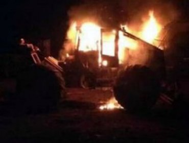 Investigan ataque incendiario perpetrado en región de La Araucanía