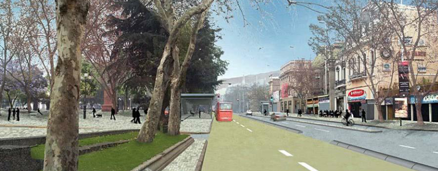 Intendencia lanzó proyecto para nuevo diseño urbano de la Alameda-Providencia