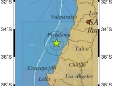 Sismo de 4.2 grados sacude a Cobquecura