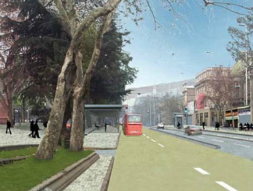 Intendencia lanzó proyecto para nuevo diseño urbano de la Alameda-Providencia