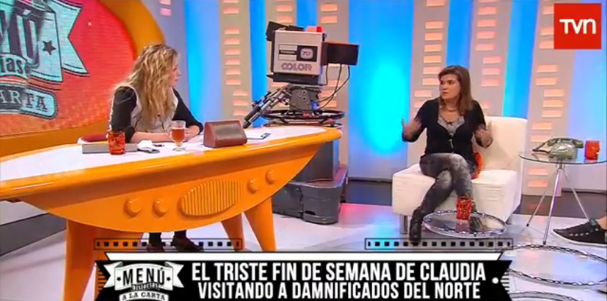 Claudia conserva se emociona al contar su trágica experiencia en la catástrofe en el norte