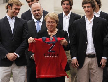 Presidenta Bachelet recibe a selección de polo en la moneda