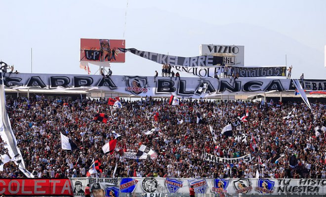 Colo Colo tuvo su tradicional "Arengazo" en la previa del choque ante la UC