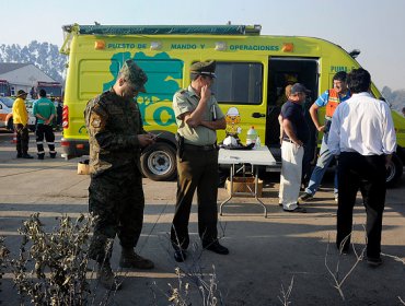 25 heridos en choque entre microbús y camión con brigadistas de Conaf