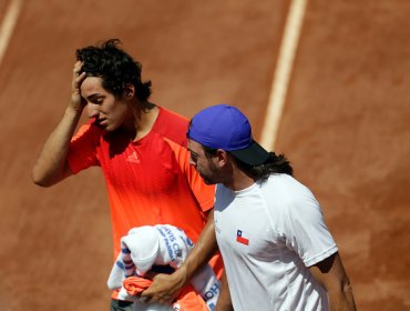 Debut y despedida: Christian Garín cayó en su estreno en el Challenger de Santos