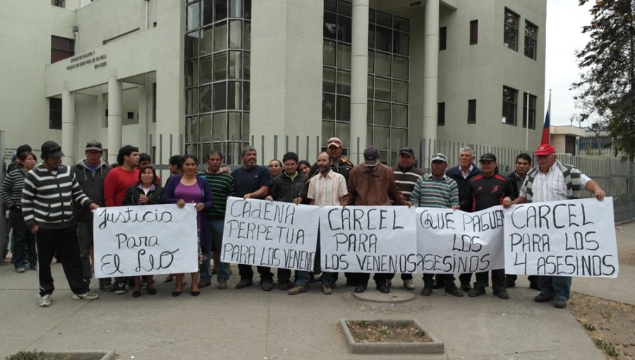 Penas de 12 y 17 años de cárcel para 3 obreros agrícolas que mataron a vecino en Los Andes