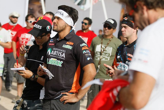 Motociclismo: Pablo Quintanilla llegó cuarto en el primer día del Rally de Qatar