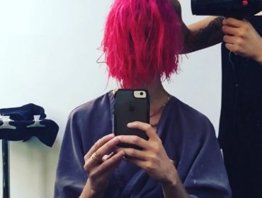 Nuevamente Francisca Valenzuela estrena radical look