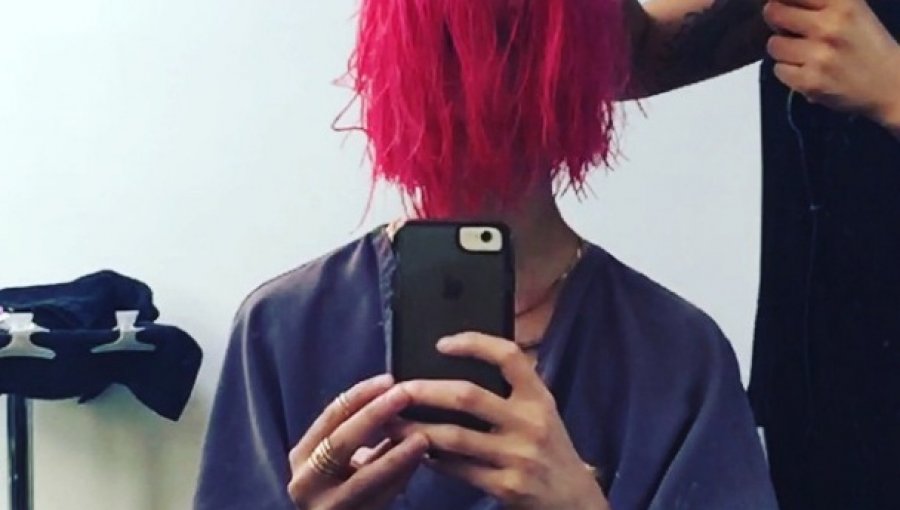 Nuevamente Francisca Valenzuela estrena radical look